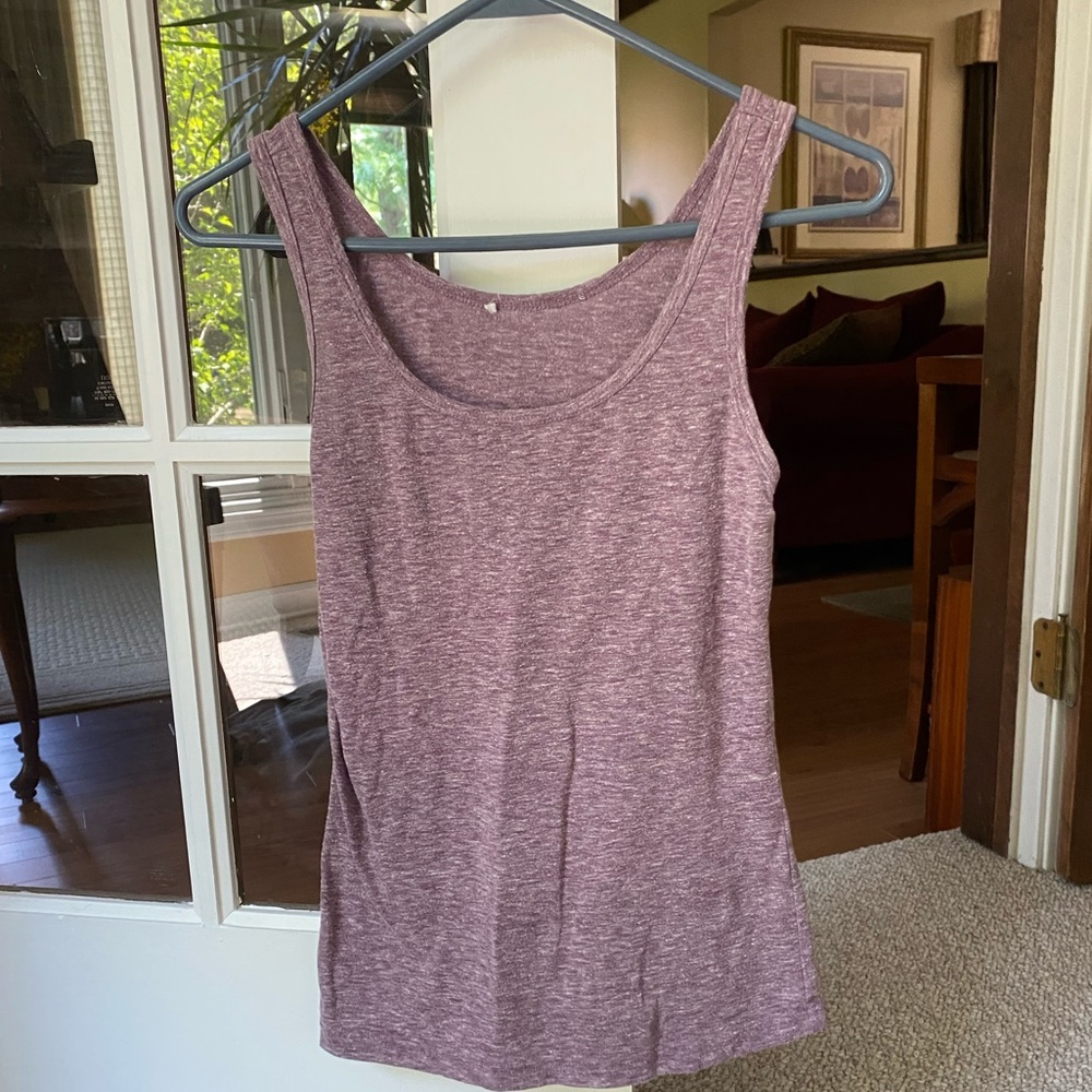 Purple lightweight tank top